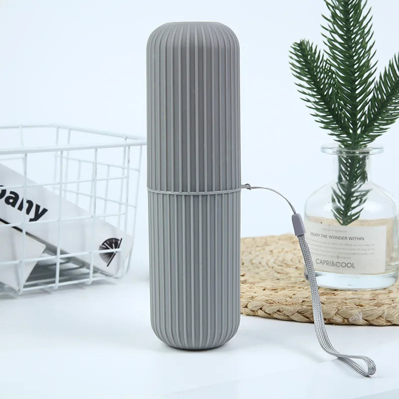 Travel toileting cup toothbrush cup toothpaste storage box portable dental appliance box toothbrush bucket simple mouthwash cup