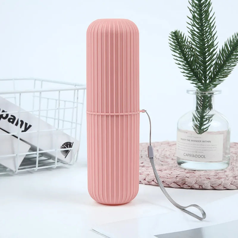 Travel toileting cup toothbrush cup toothpaste storage box portable dental appliance box toothbrush bucket simple mouthwash cup