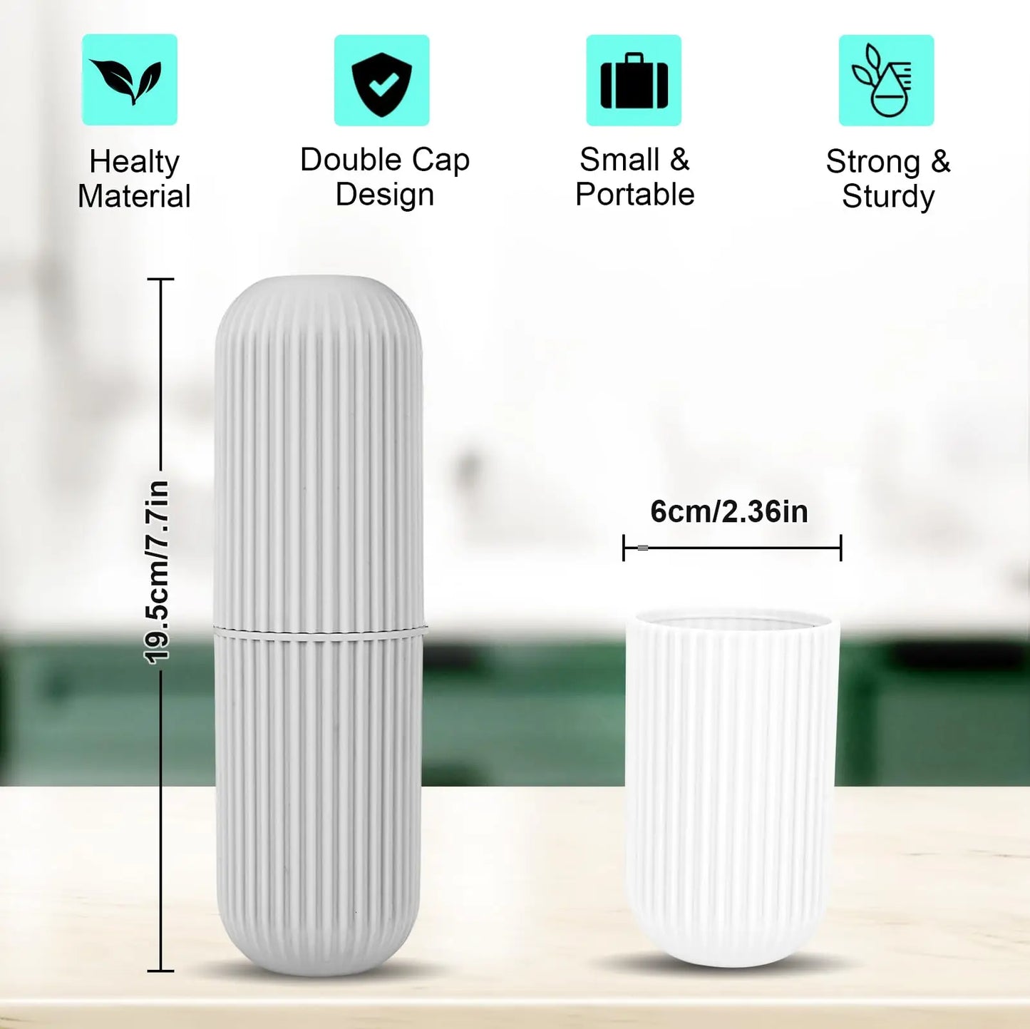 Travel toileting cup toothbrush cup toothpaste storage box portable dental appliance box toothbrush bucket simple mouthwash cup